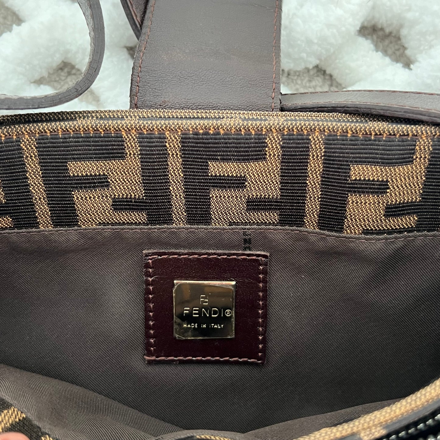 Fendi Zucca Shoulder Bag