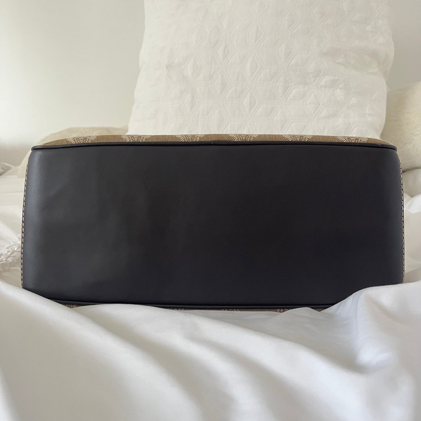 Celine Canvas Triomphe Boogie Macadam Handbag