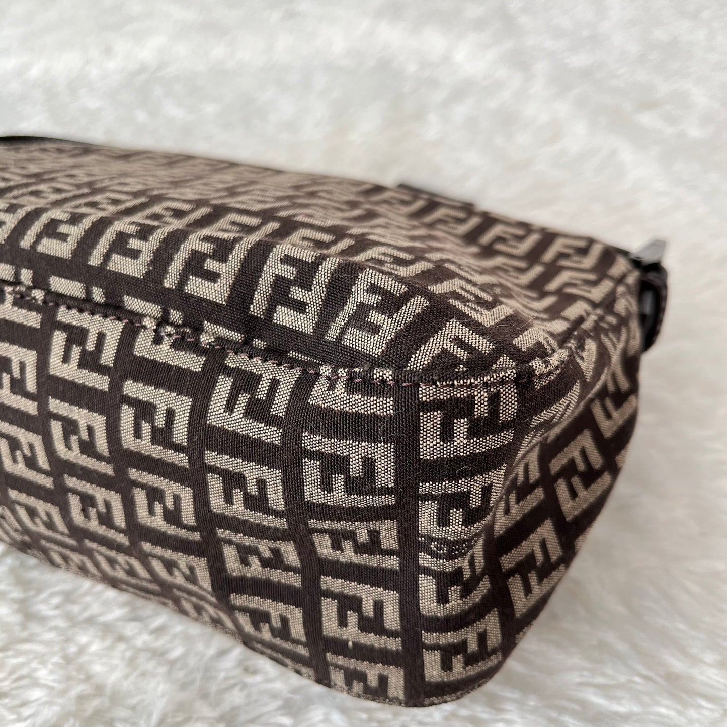 Fendi Zucchino Mamma Baguette Bag