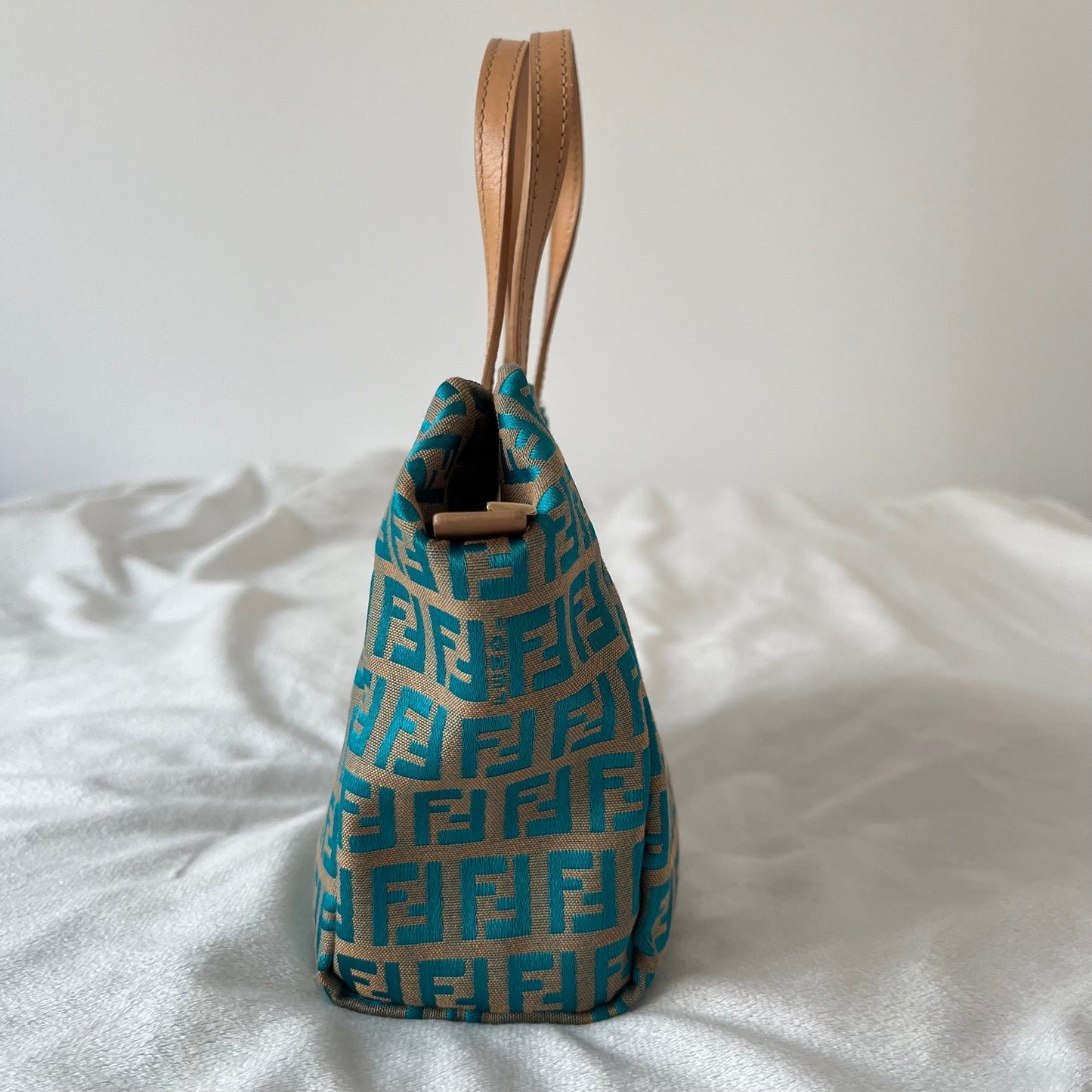 Fendi Zucchino Top Handle Mini Bag