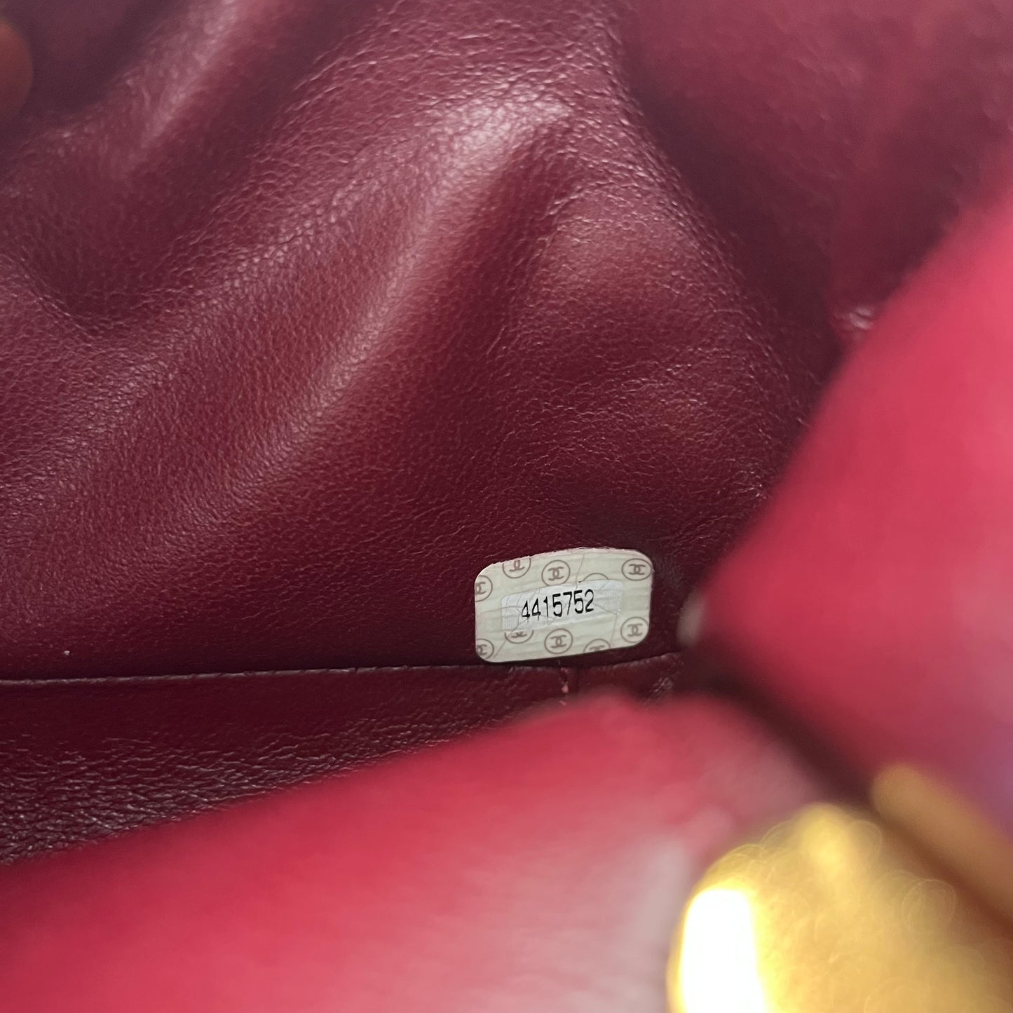 Chanel Matelasse Lambskin Mini Kelly Top Handle Bag