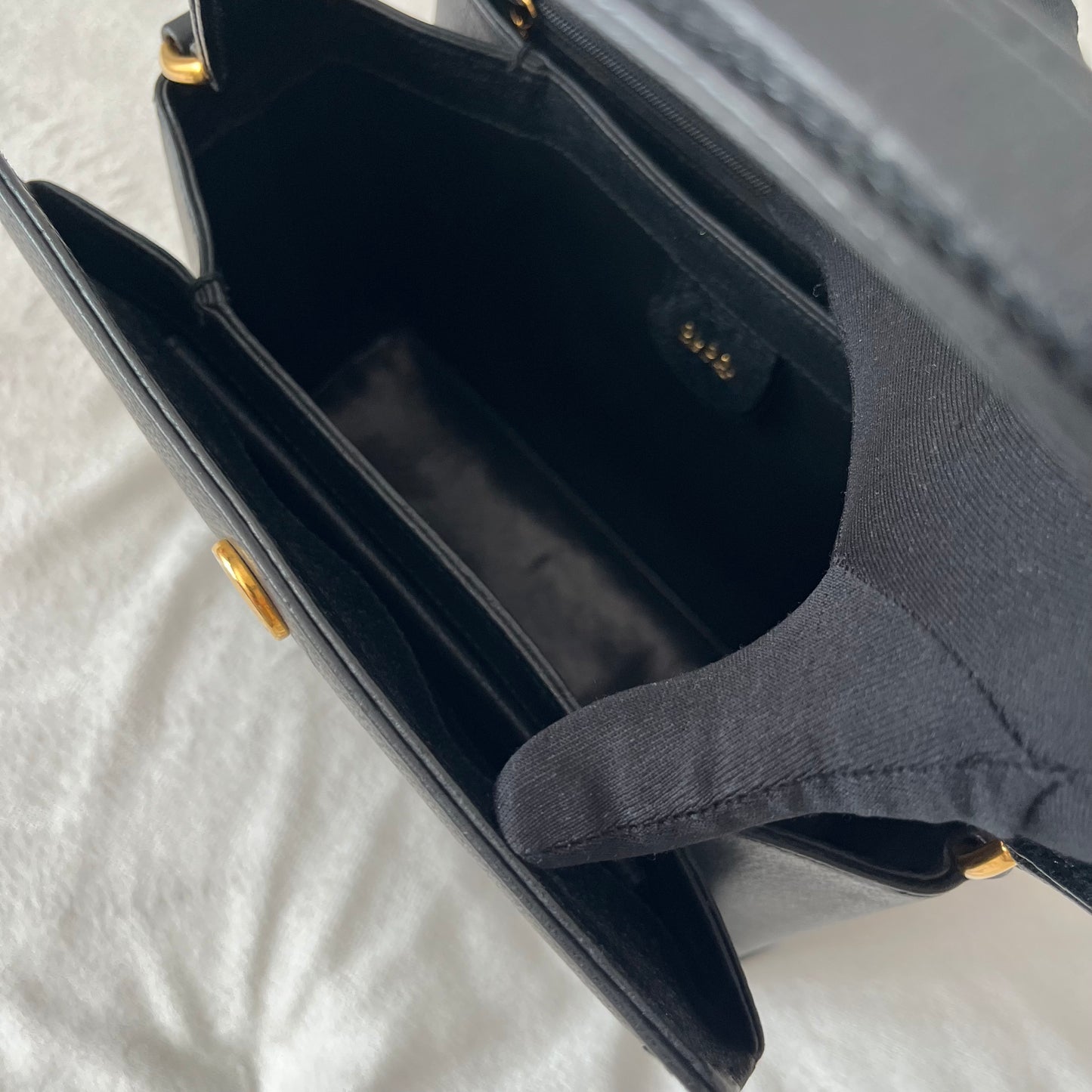 Gucci Bamboo Leather Turn-Lock Flap Bag