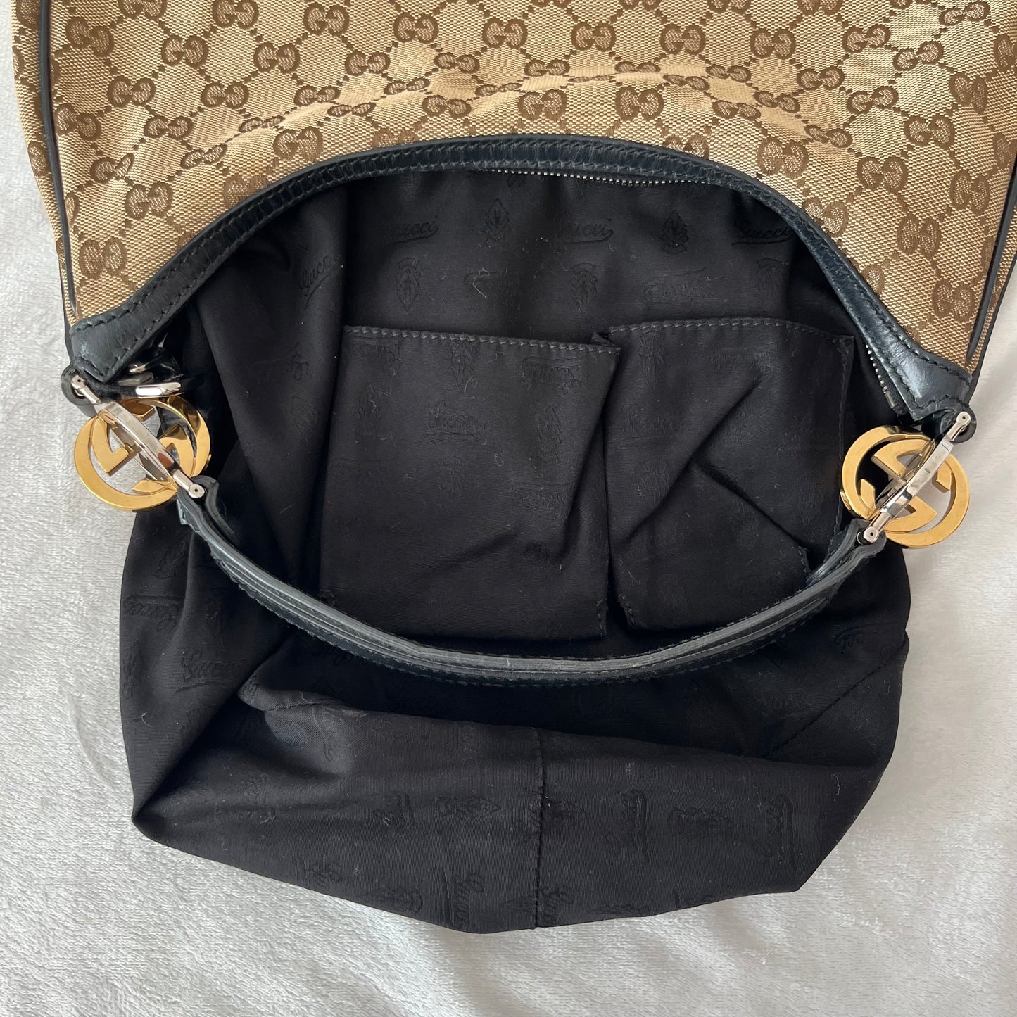 Gucci GG Canvas Twins Large
