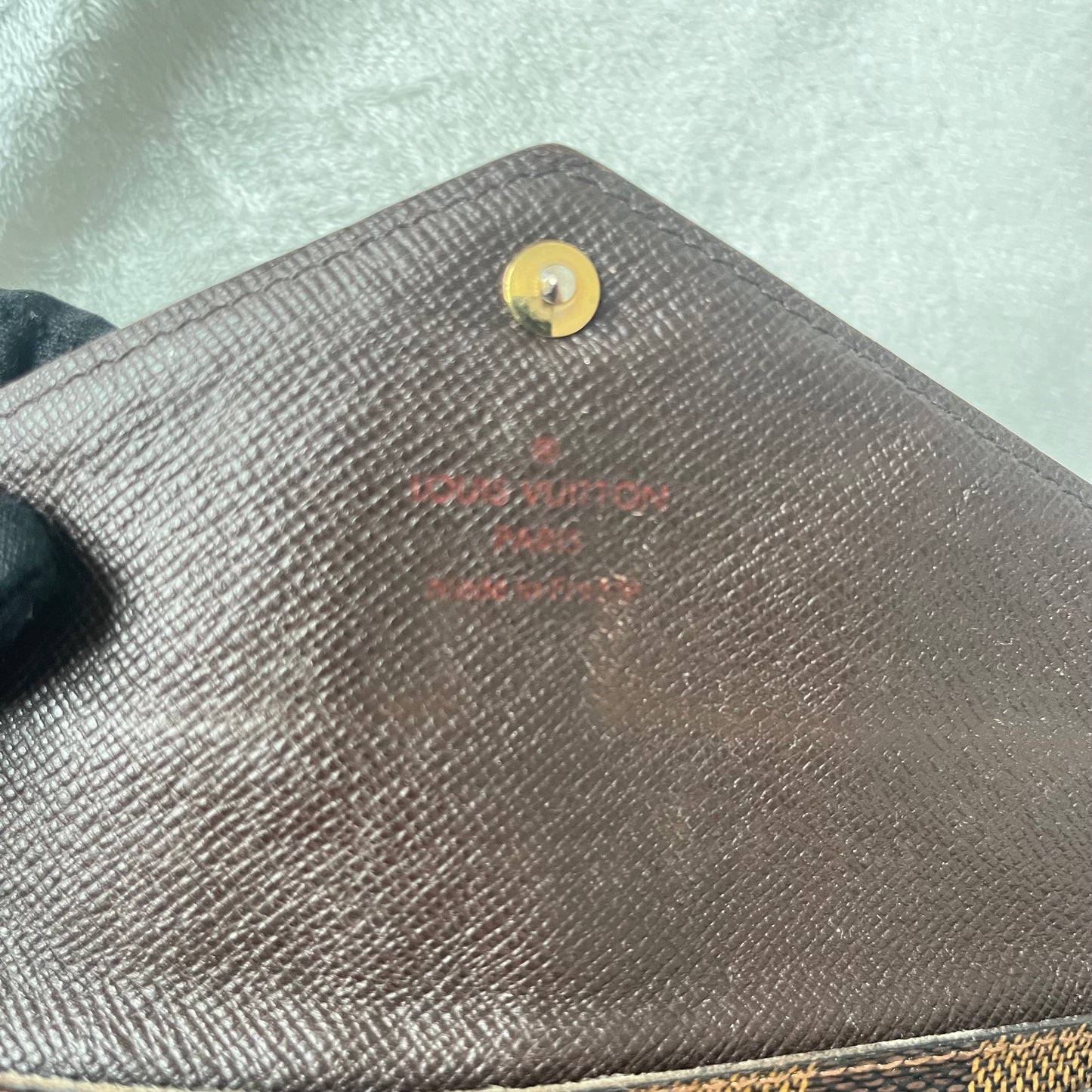 Louis Vuitton Damier Ebene Long Origami Wallet