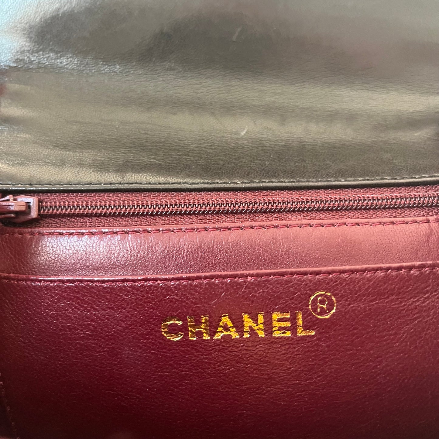 Chanel Matelasse Lambskin Mini Kelly Top Handle Bag