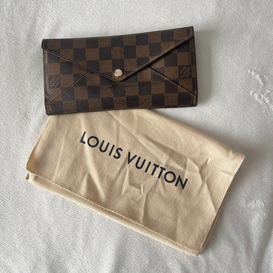 Louis Vuitton Damier Ebene Long Origami Wallet