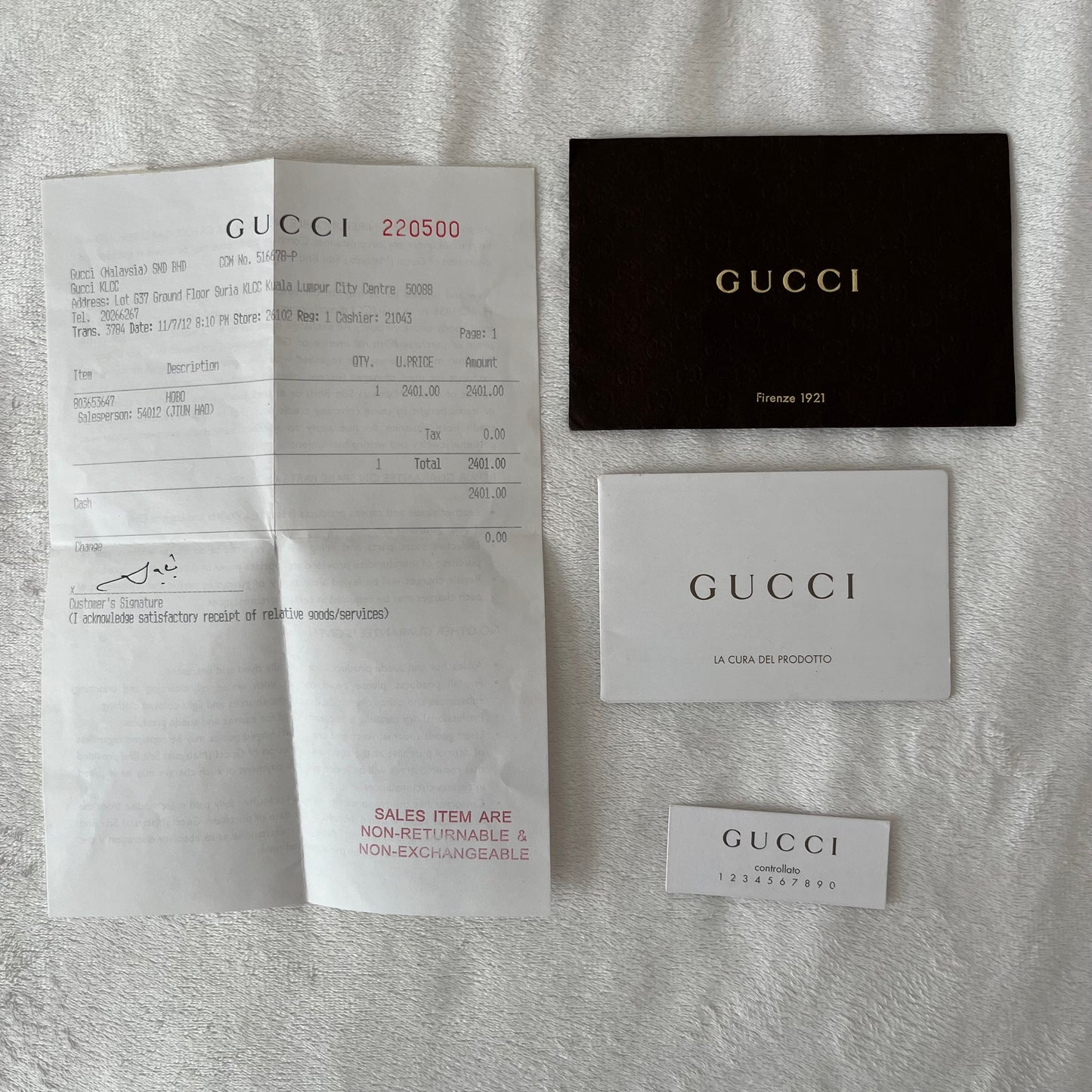 Gucci GG Canvas Twins Large