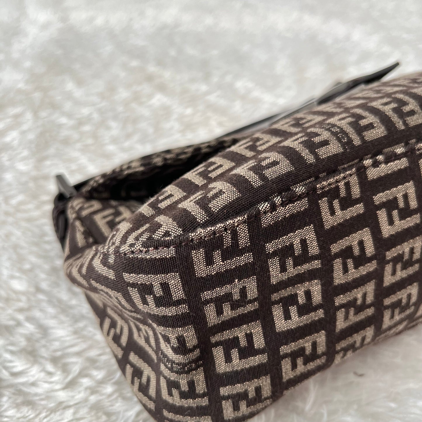 Fendi Zucchino Mamma Baguette Bag