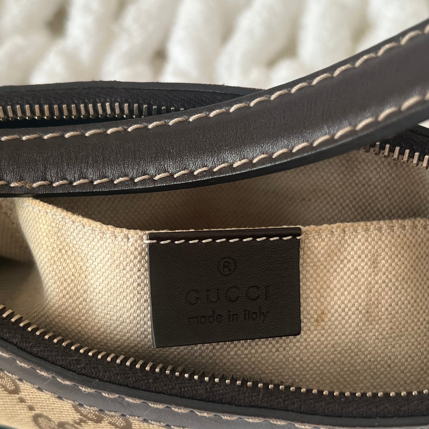 Gucci Mayfair Sherry GG Canvas Pochette