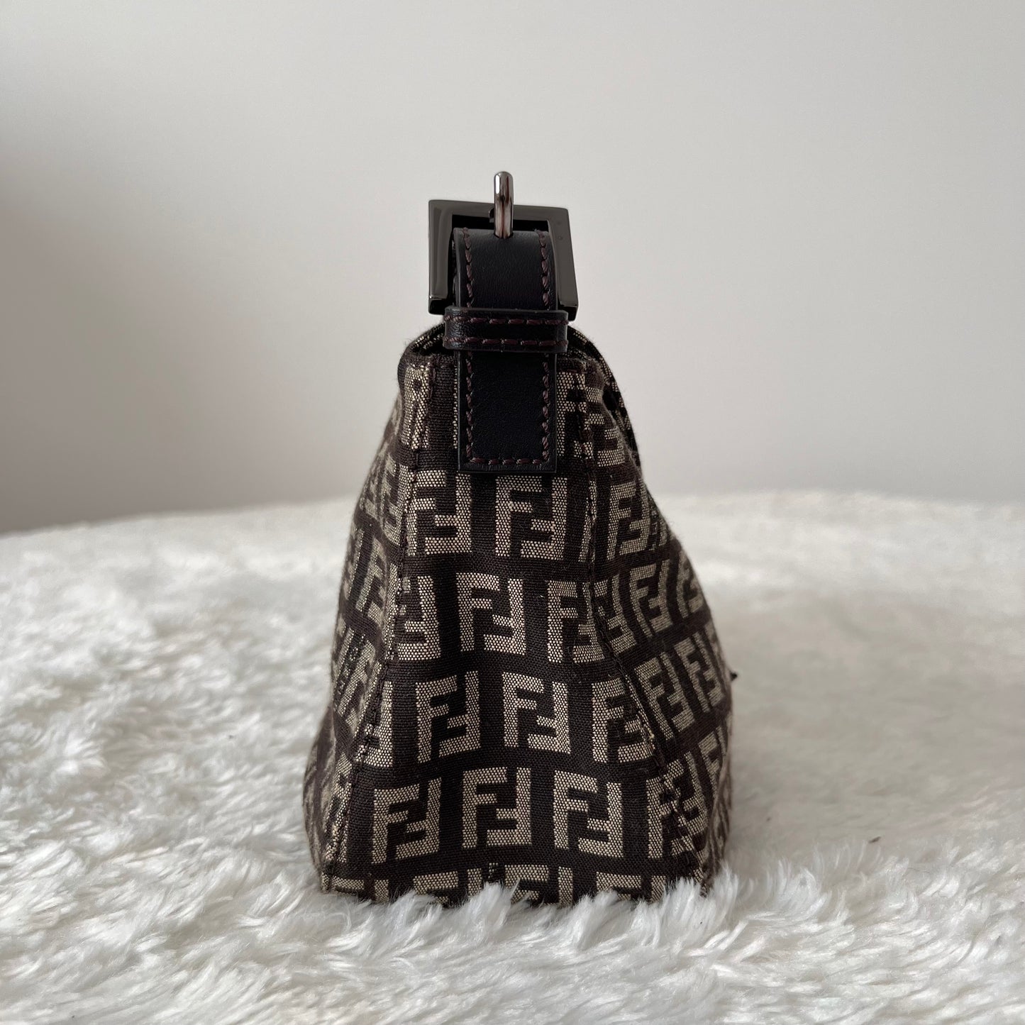 Fendi Zucchino Mamma Baguette Bag