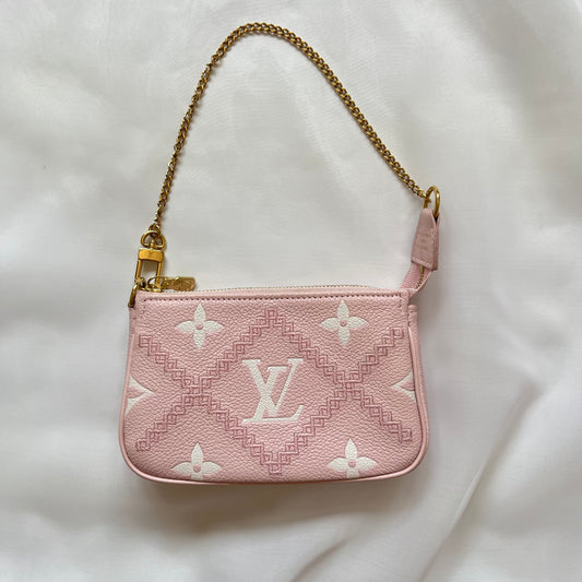 Louis Vuitton Empreinte Monogram Giant Broderies Mini Pochette