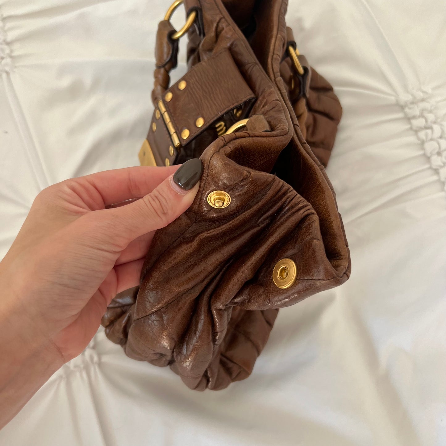 MIU MIU Matelasse Hobo Bag