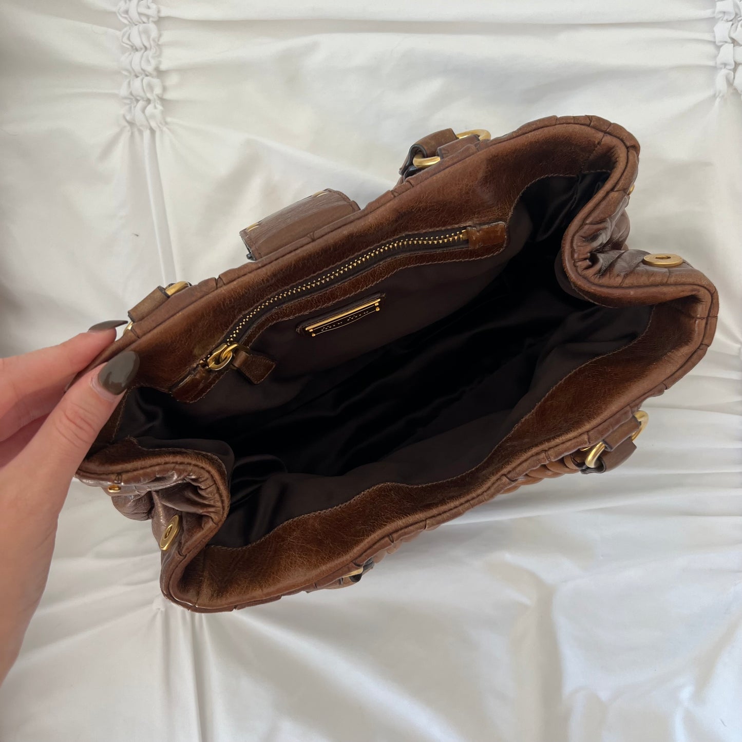 MIU MIU Matelasse Hobo Bag