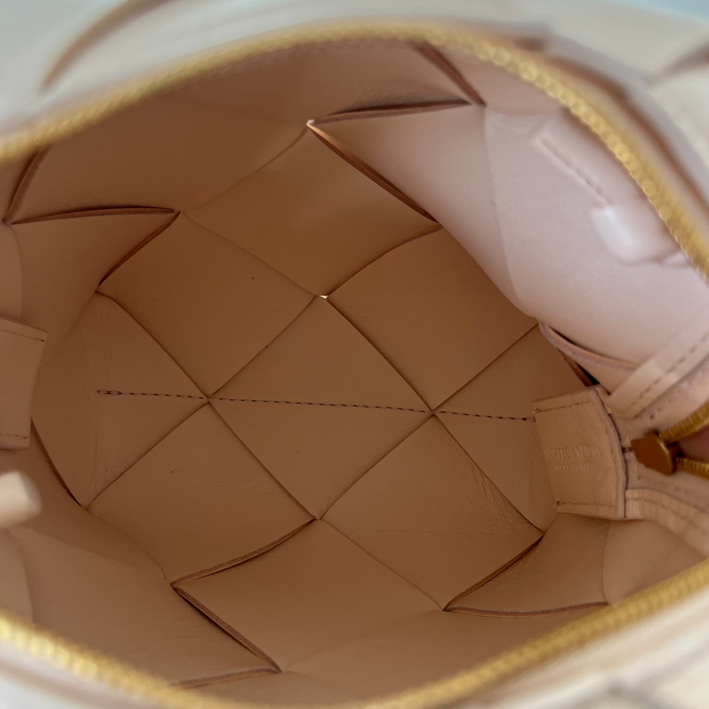 Bottega Veneta Cassette Mini Intrecciato Leather Shoulder Bag