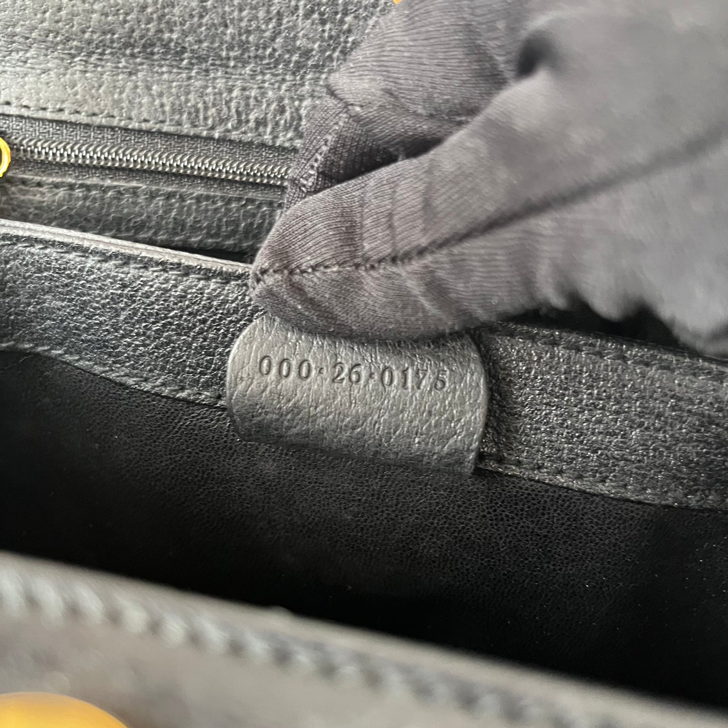 Gucci Bamboo Leather Turn-Lock Flap Bag