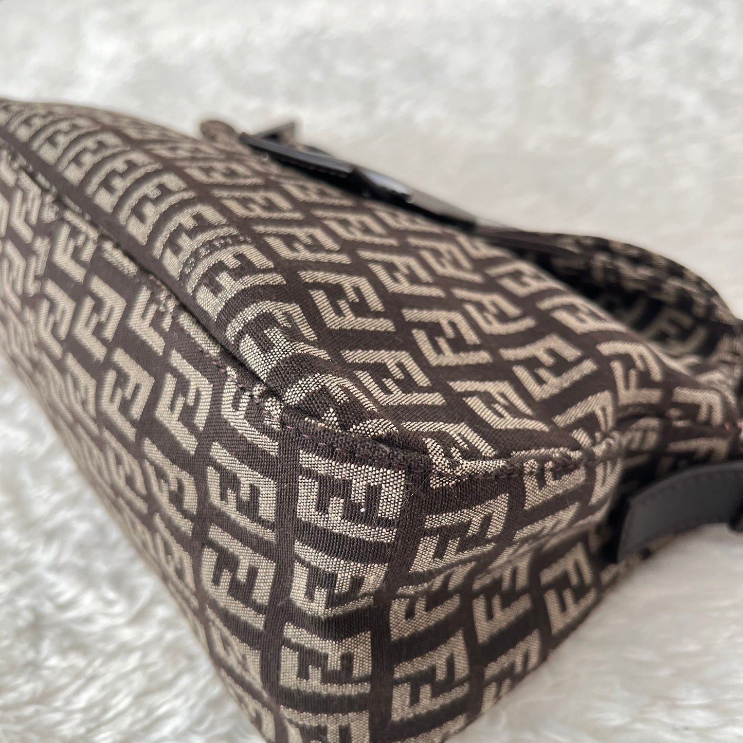 Fendi Zucchino Mamma Baguette Bag