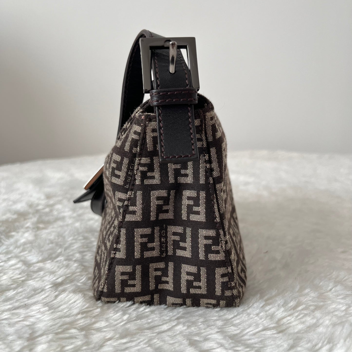 Fendi Zucchino Mamma Baguette Bag
