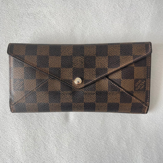 Louis Vuitton Damier Ebene Long Origami Wallet