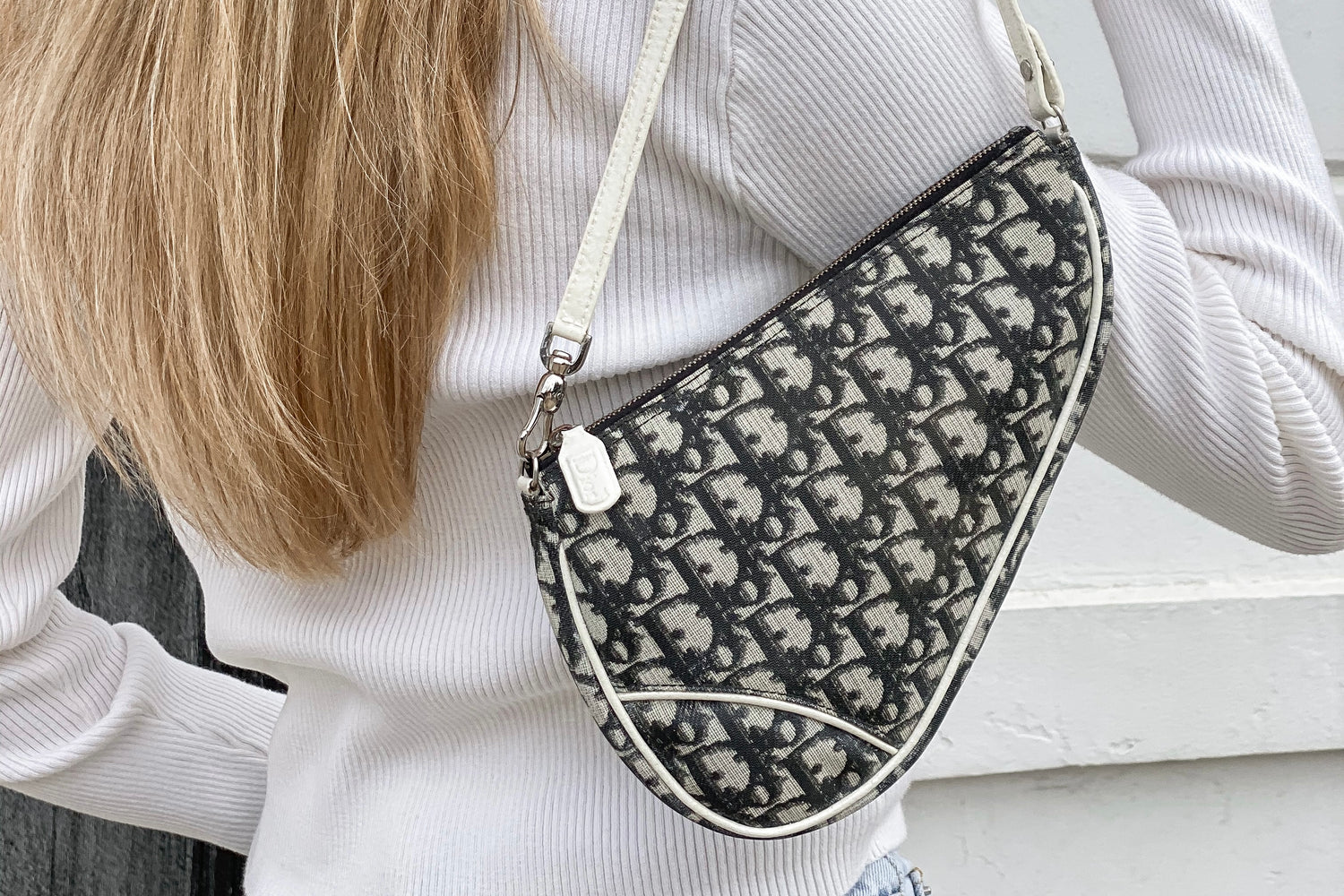 Vintage Dior Saddle Bag