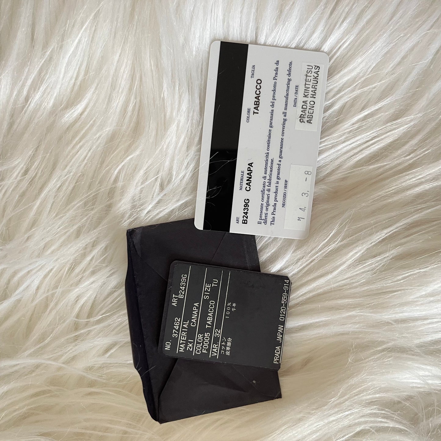 Prada Canapa Mini Canvas