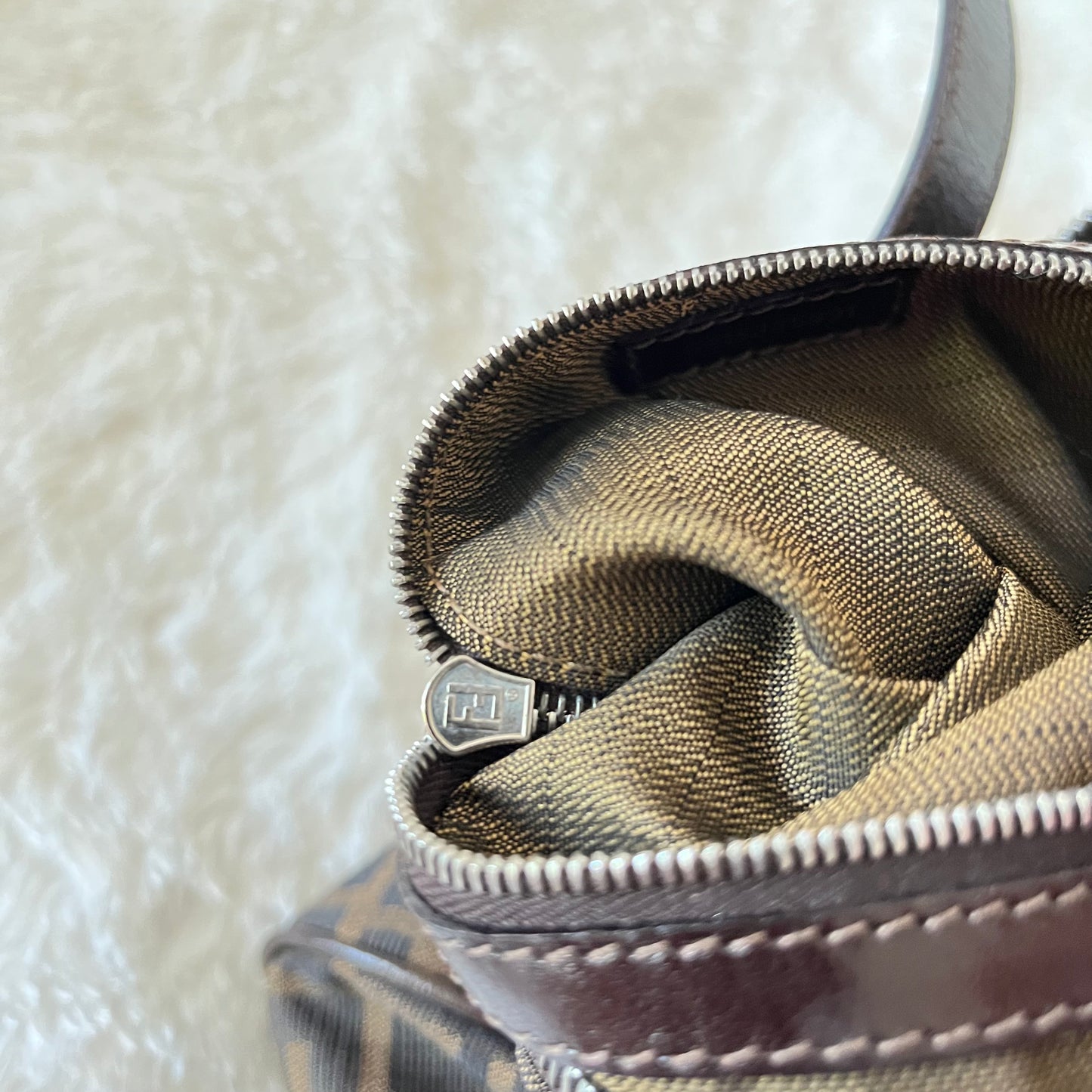 FENDI Zucca Shoulder Bag