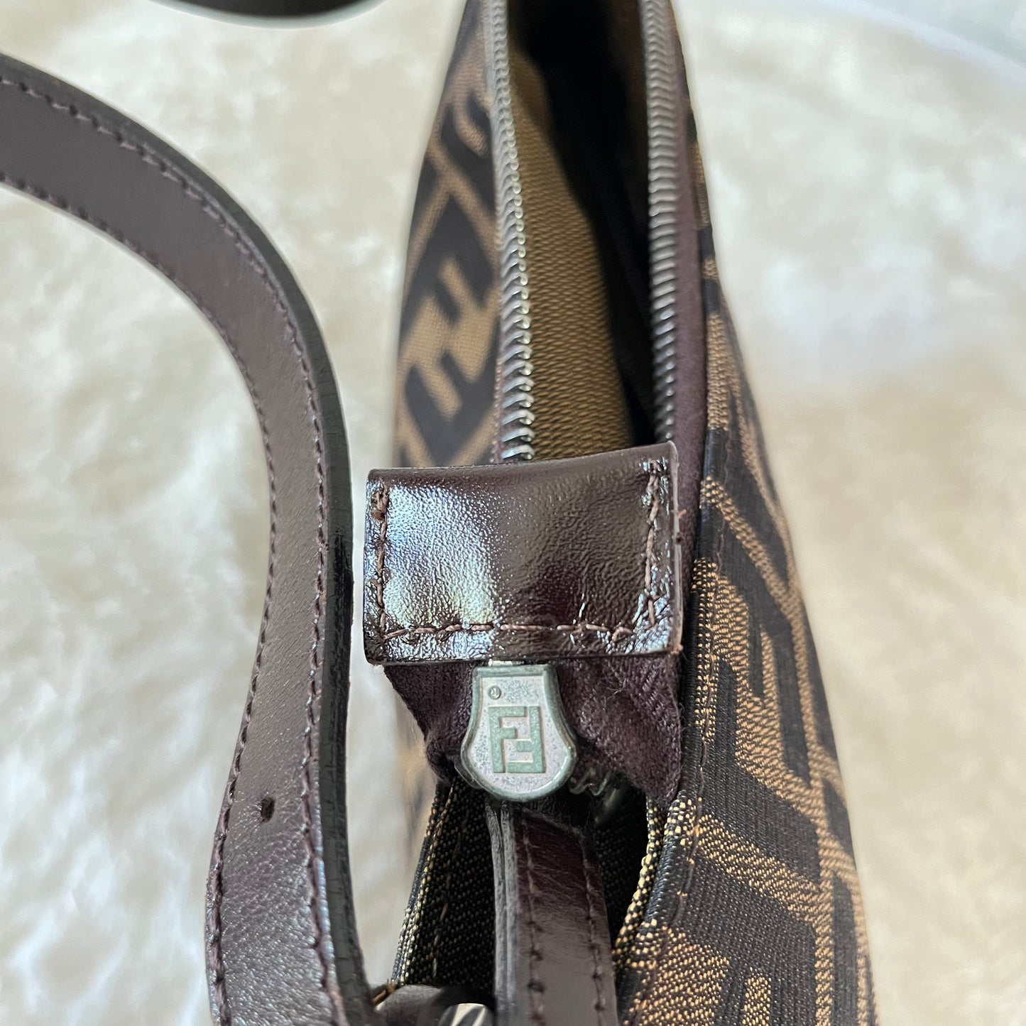 FENDI Zucca Shoulder Bag