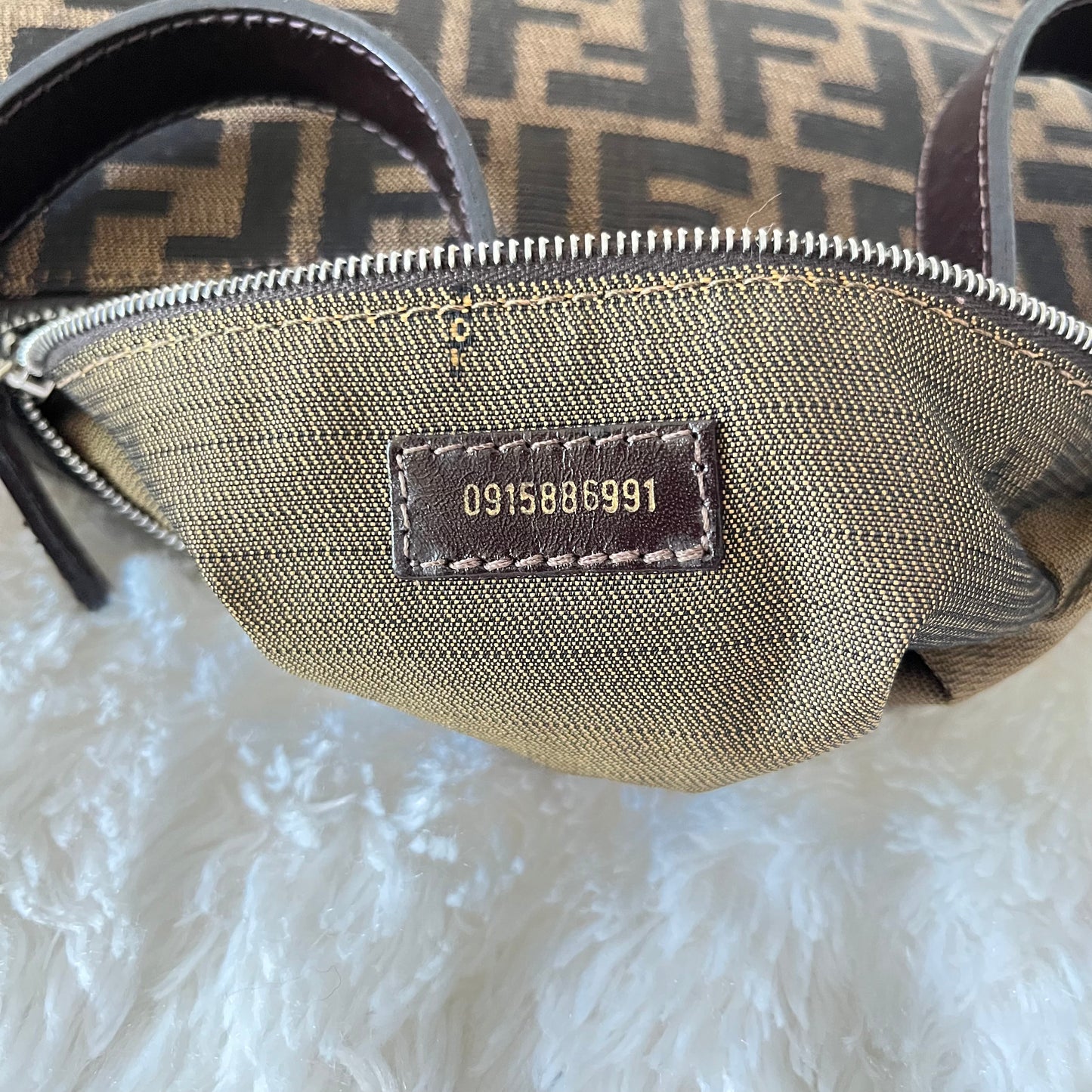 FENDI Zucca Shoulder Bag