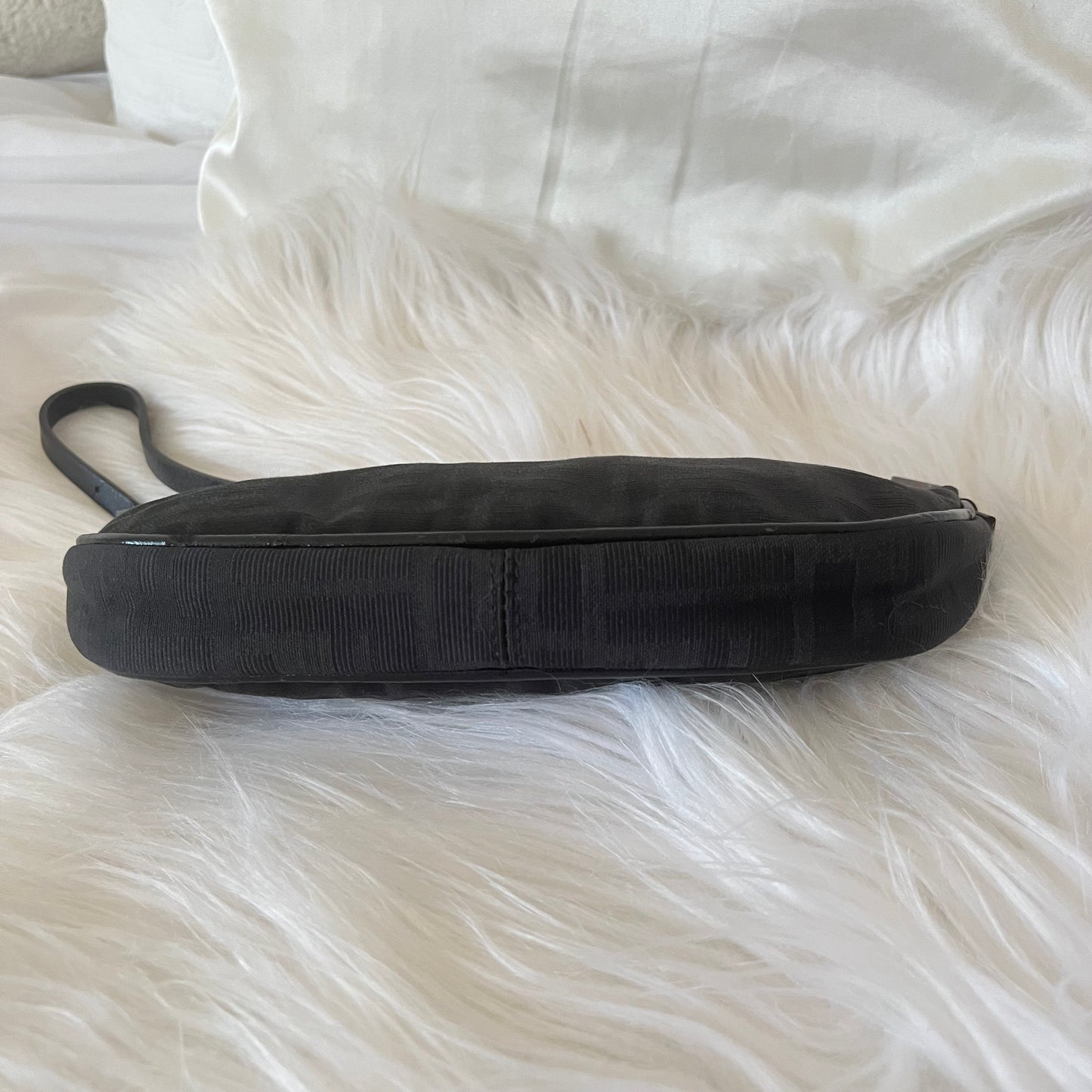 Fendi Black Zucca Pochette