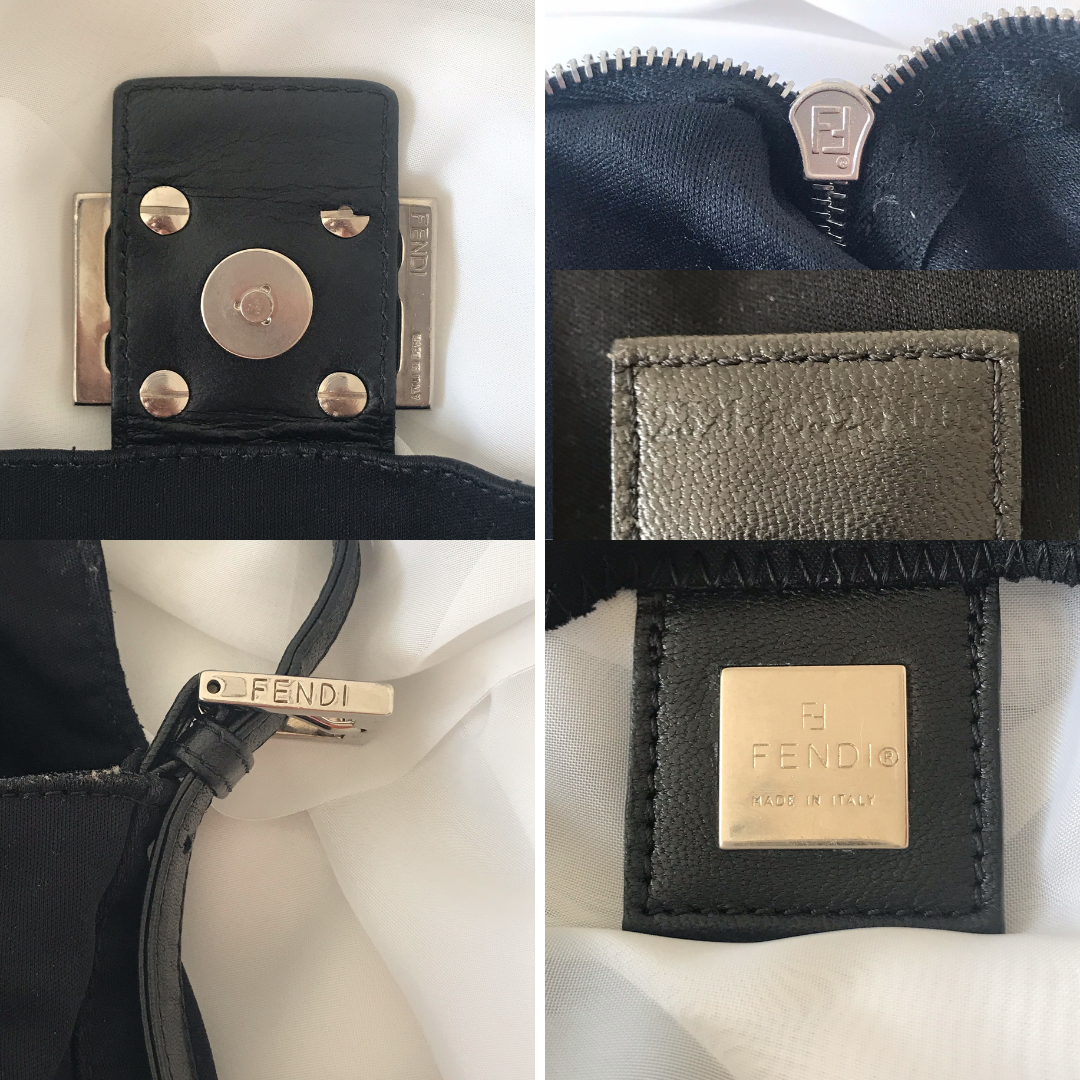 Fendi Black Neoprene Mama Forever Bag