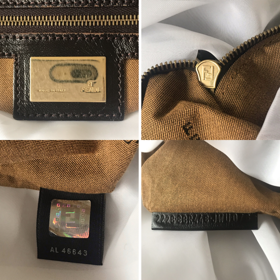 Fendi Zucca Chef Shoulder Bag