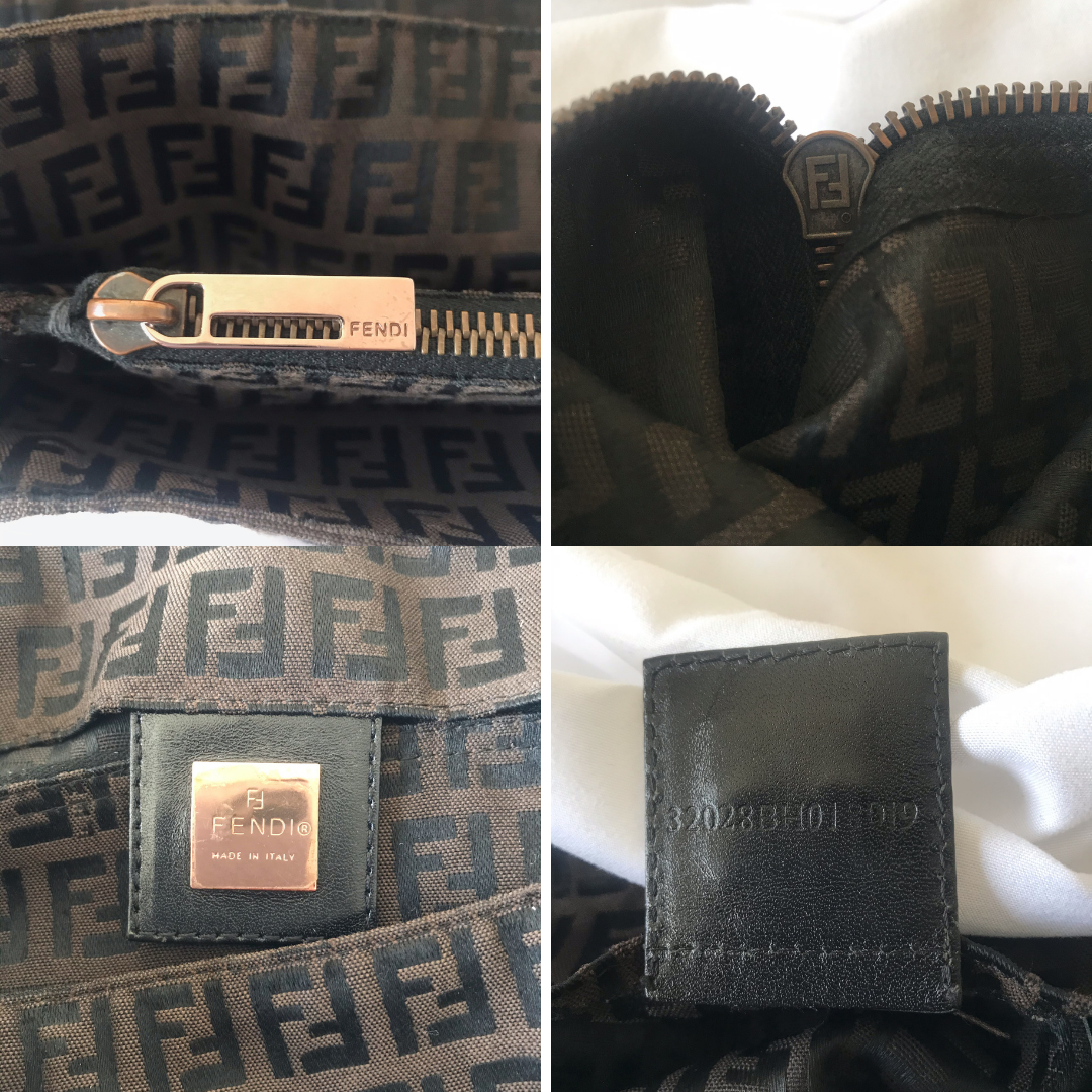 Fendi Brown Zucchino Mini Tote
