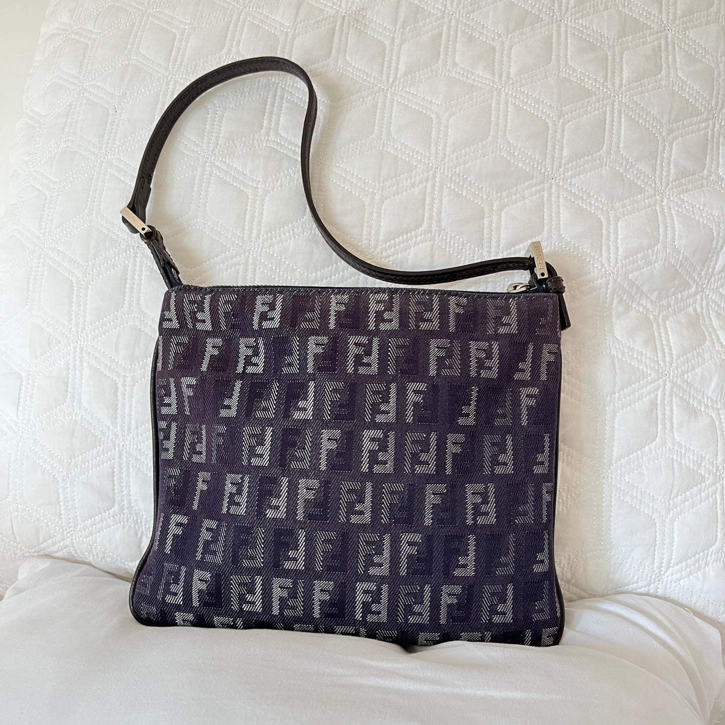 Fendi Denim Zucchino Pochette