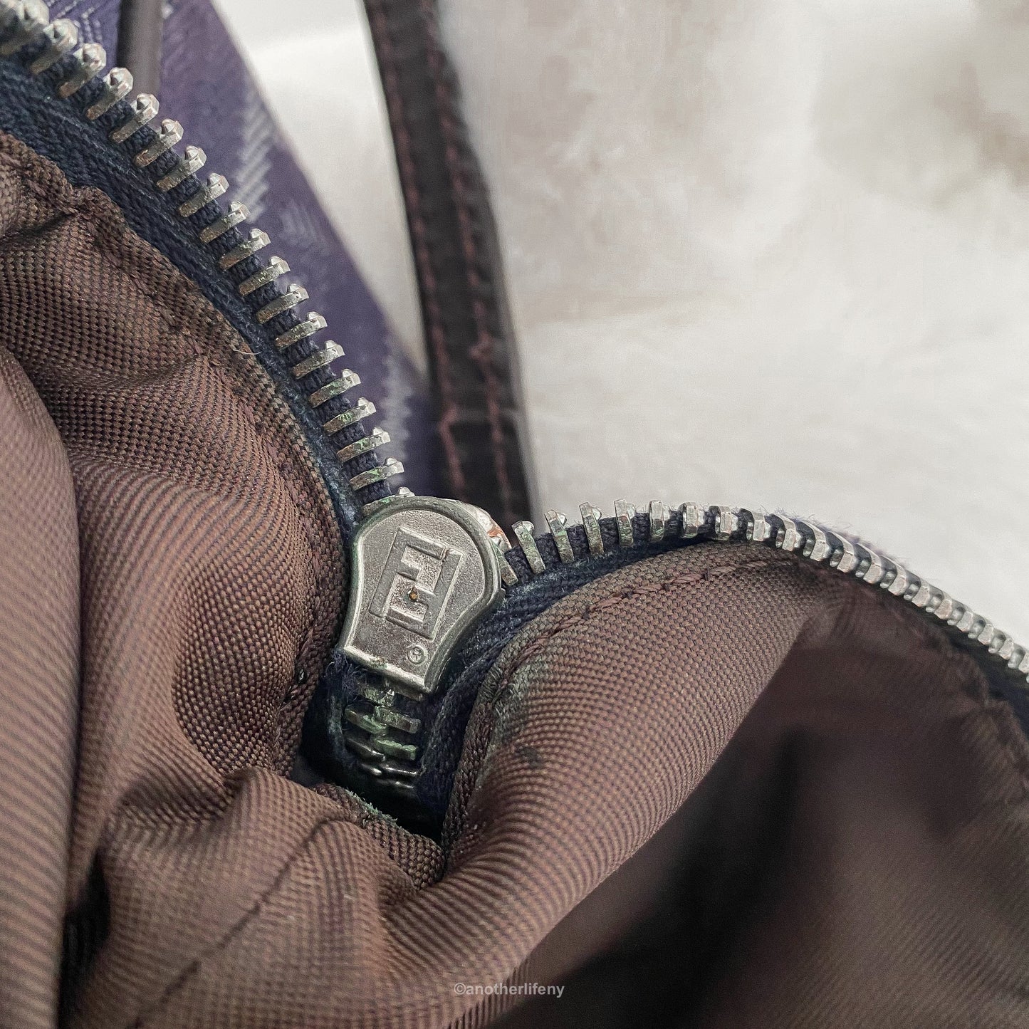 Fendi Denim Zucchino Pochette