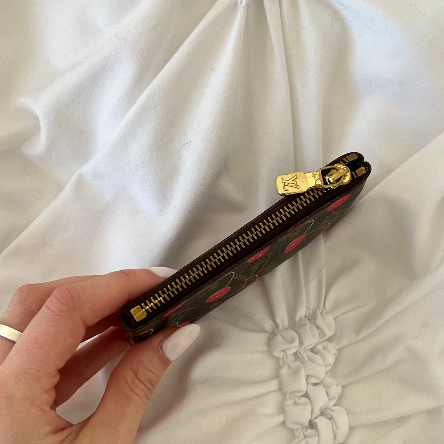 Louis Vuitton Monogram Cherry Pochette Cles Coin Case