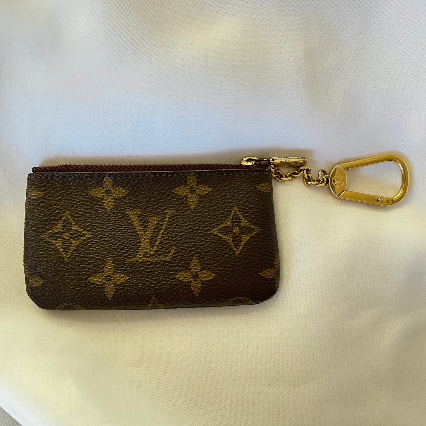 Louis Vuitton Monogram Pochette Cles Coin Case