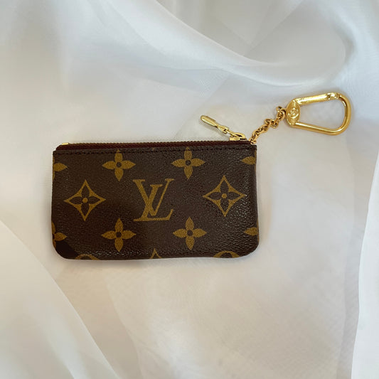 Louis Vuitton Monogram Pochette Cles Coin Case