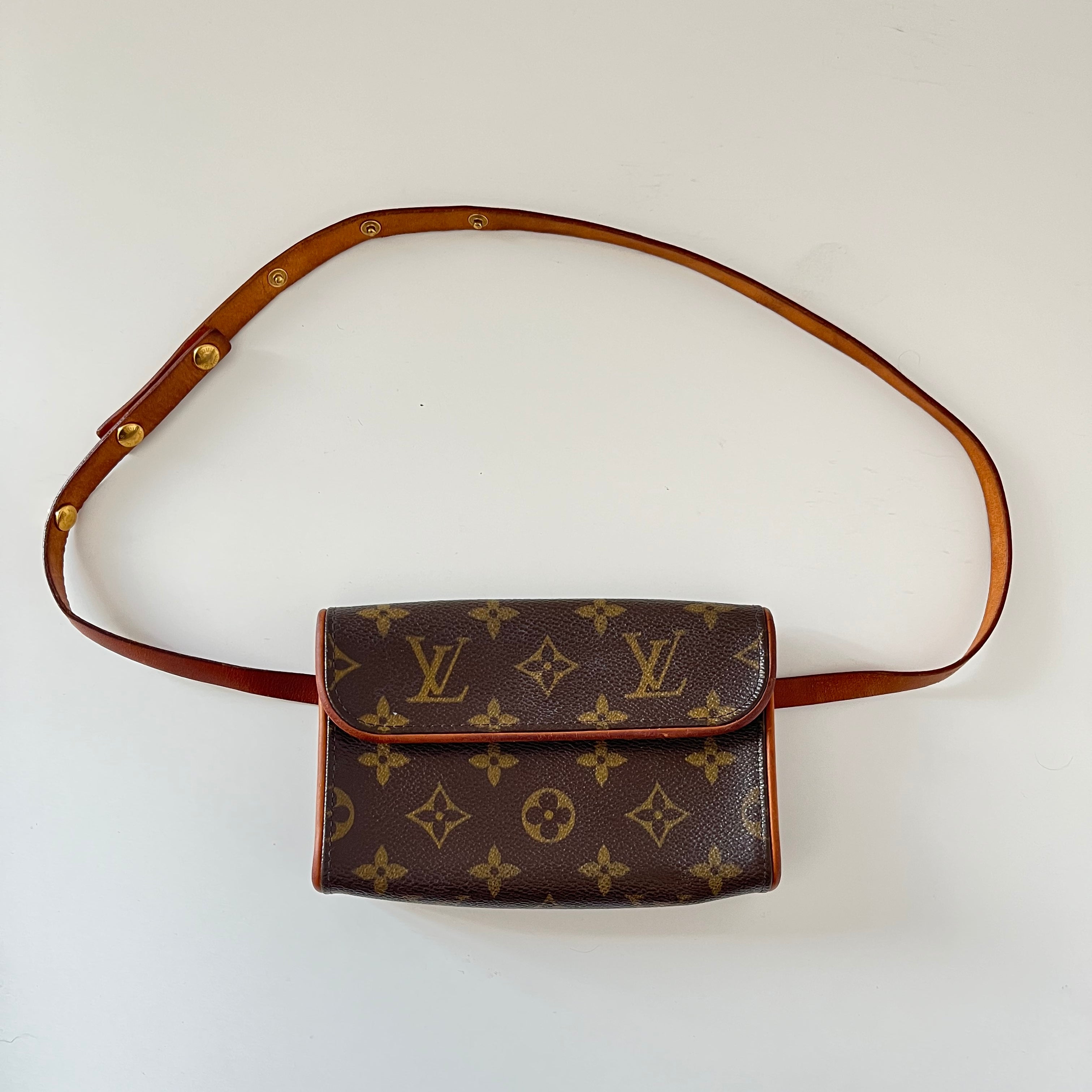 ITEM 19 - Louis Vuitton Florentine Belt Bag Pouch Monogram - THE