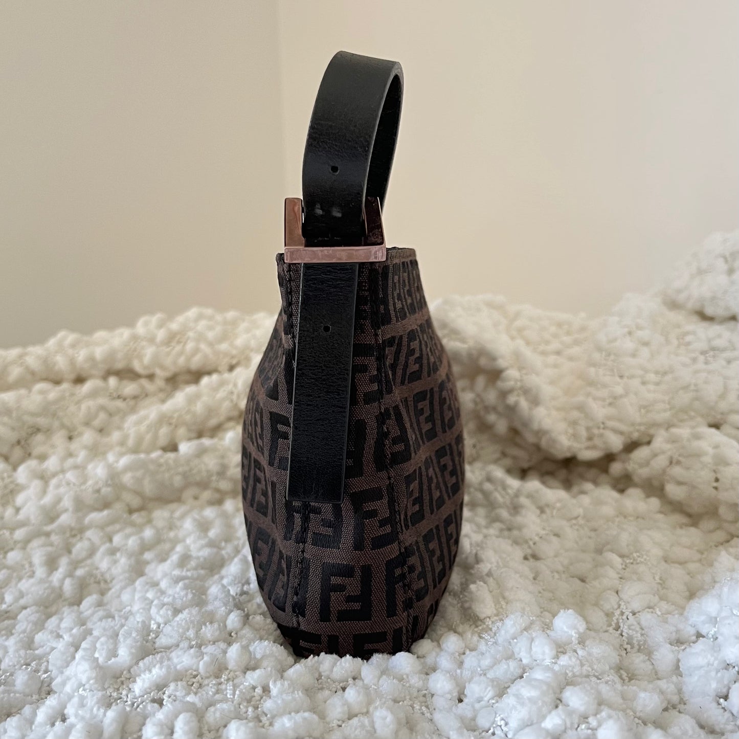 Fendi Brown Zucchino Pochette