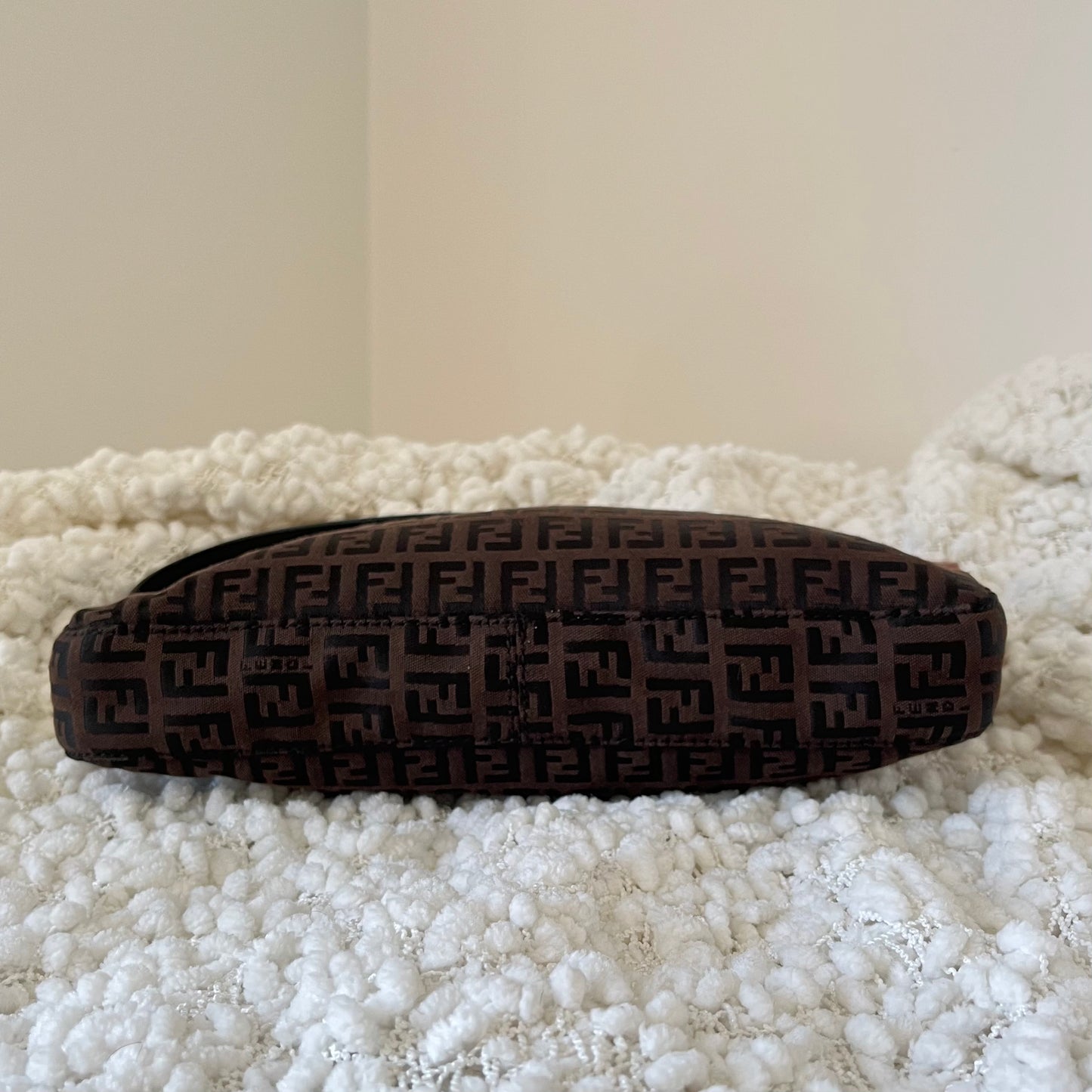 Fendi Brown Zucchino Pochette