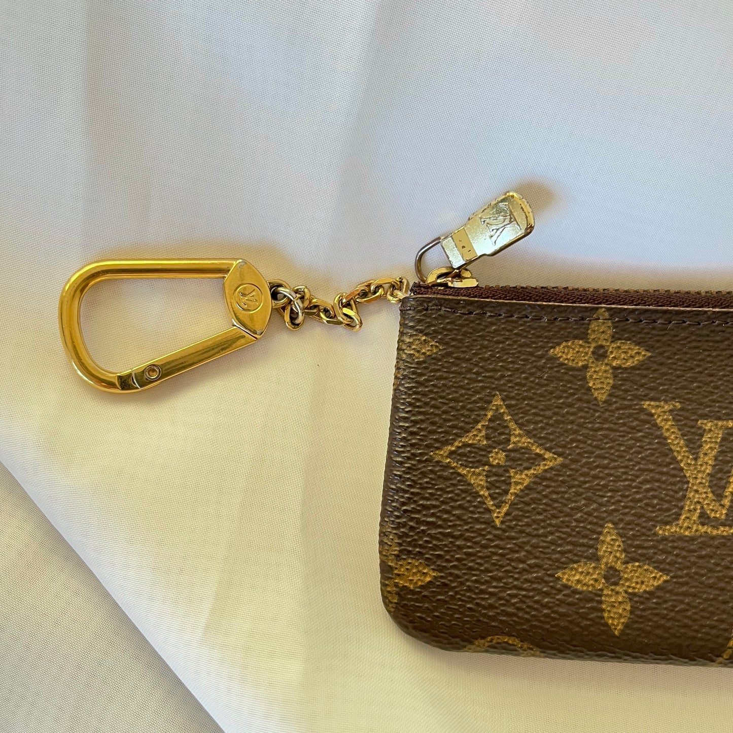 Louis Vuitton Monogram Pochette Cles Coin Case