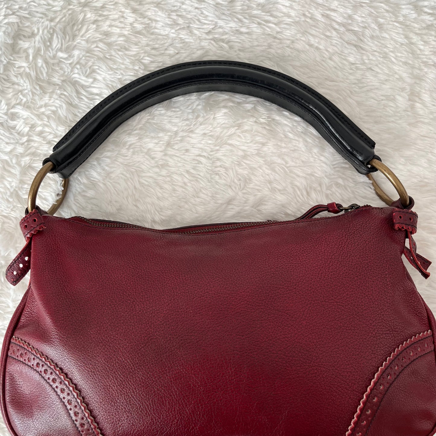 Miu Miu Handbag Hobo Leather