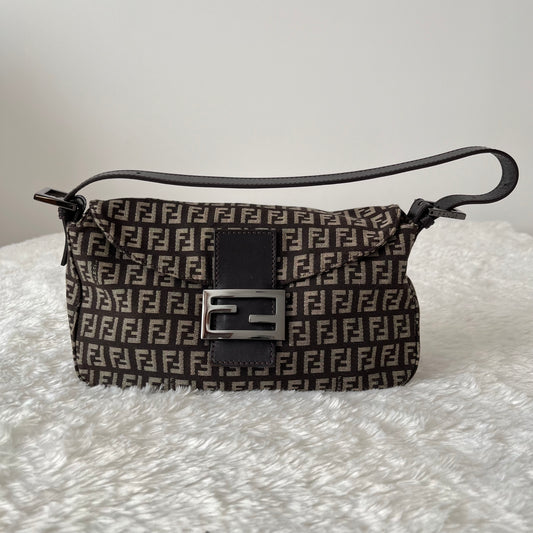 Fendi Zucchino Mamma Baguette Bag