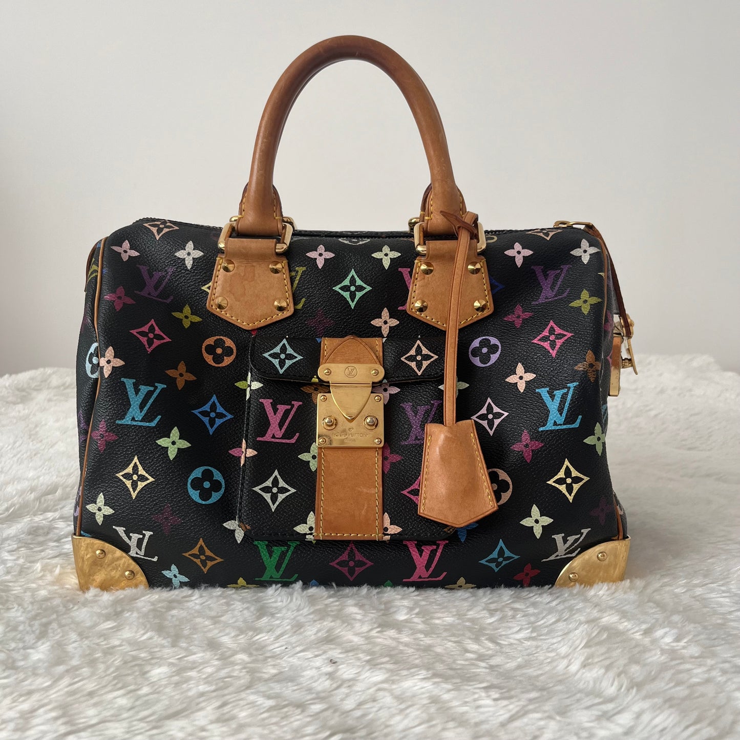 Louis Vuitton x Takashi Murakami Monogram Multi Color Speedy 30