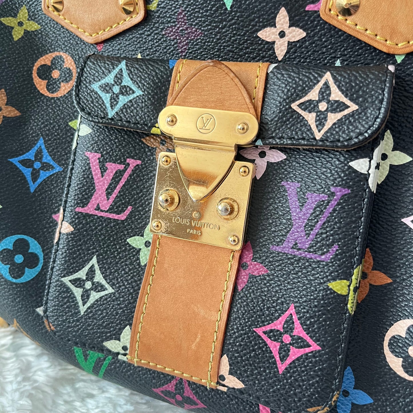 Louis Vuitton x Takashi Murakami Monogram Multi Color Speedy 30