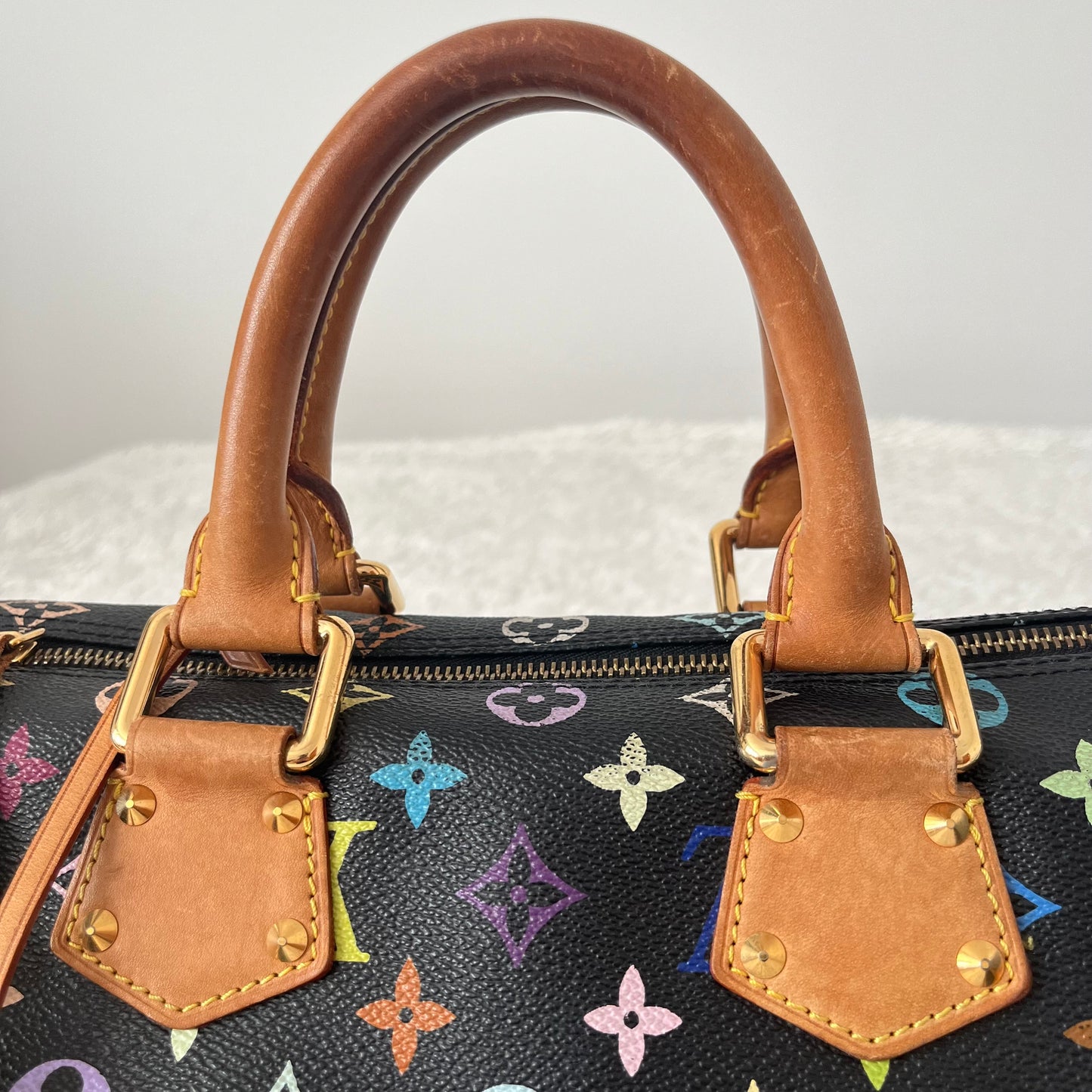 Louis Vuitton x Takashi Murakami Monogram Multi Color Speedy 30