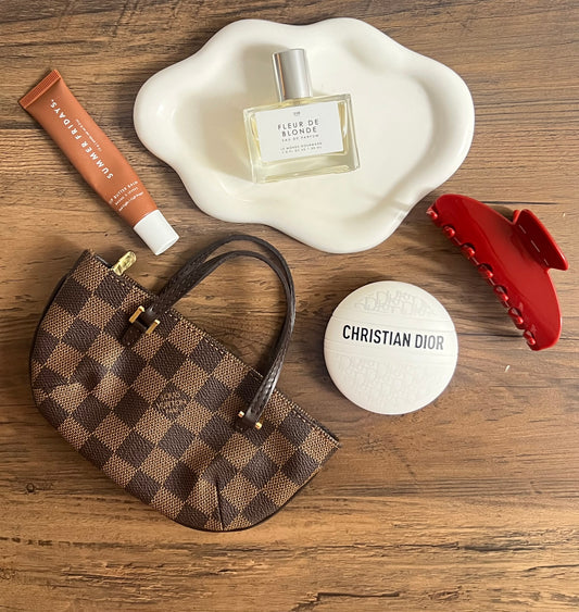 Louis Vuitton Damier Ebene Manosque GM Mini Pouch