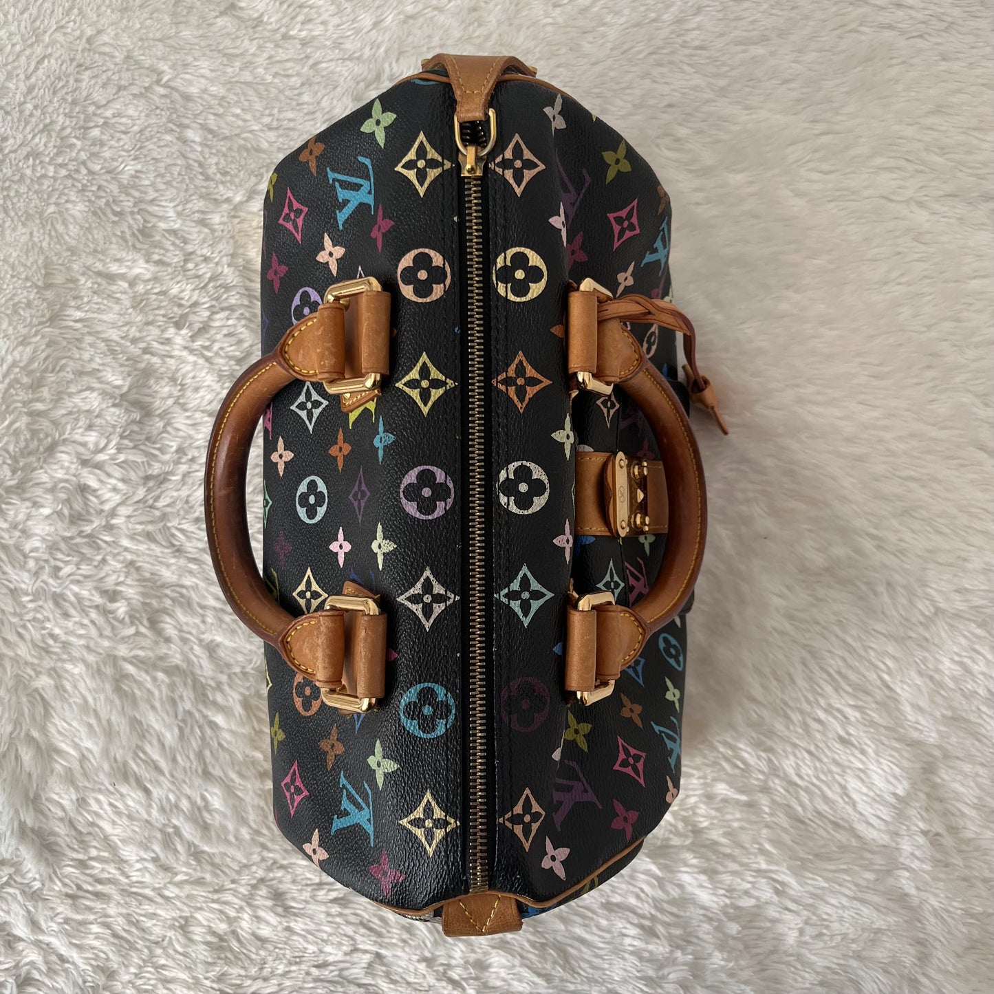 Louis Vuitton x Takashi Murakami Monogram Multi Color Speedy 30