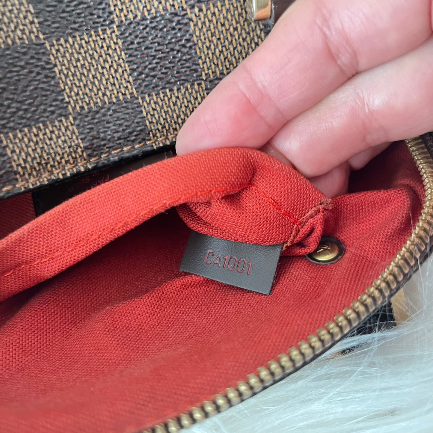 Louis Vuitton Damier Rivera Mini Hand Bag