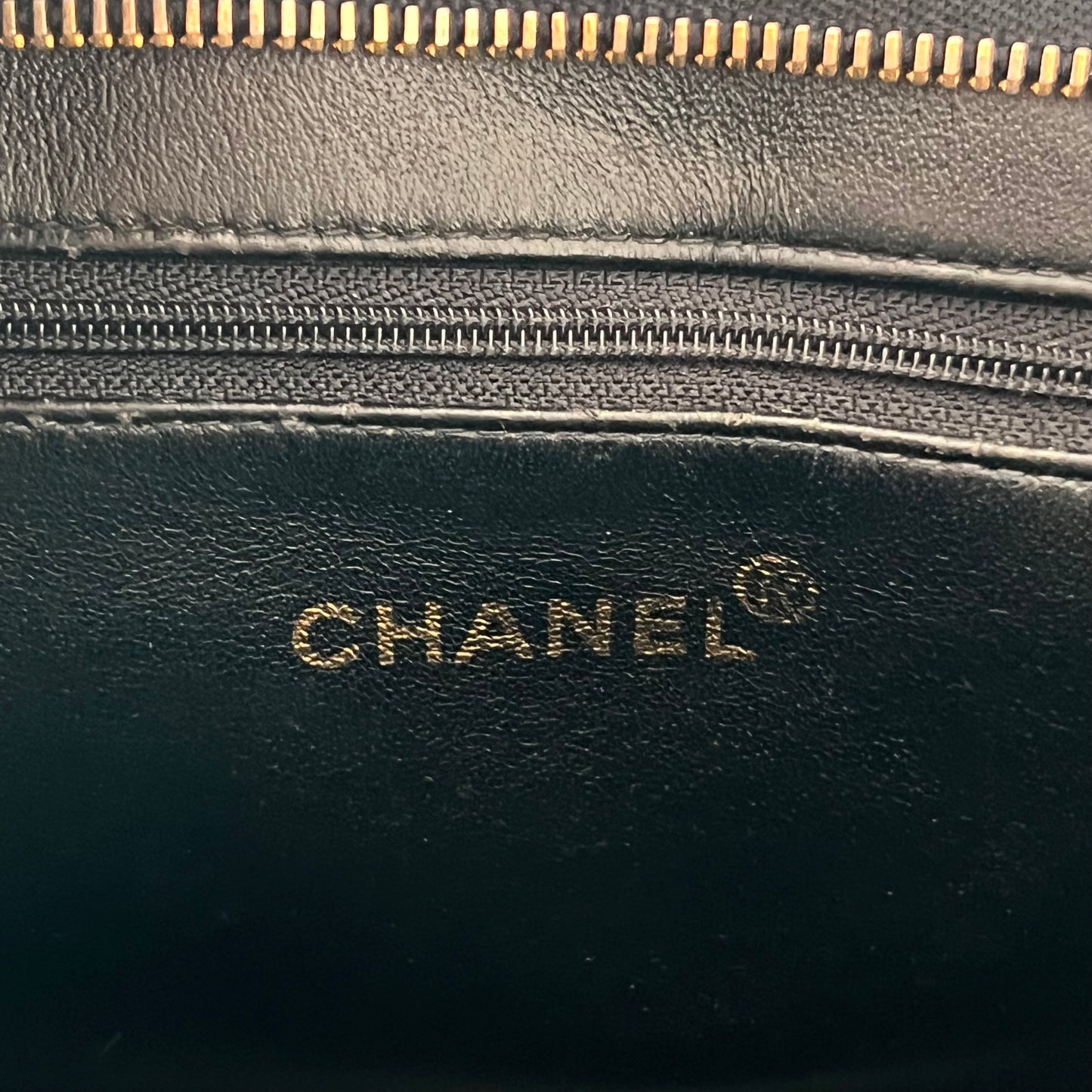 CHANEL Caviar Skin Medallion Tote