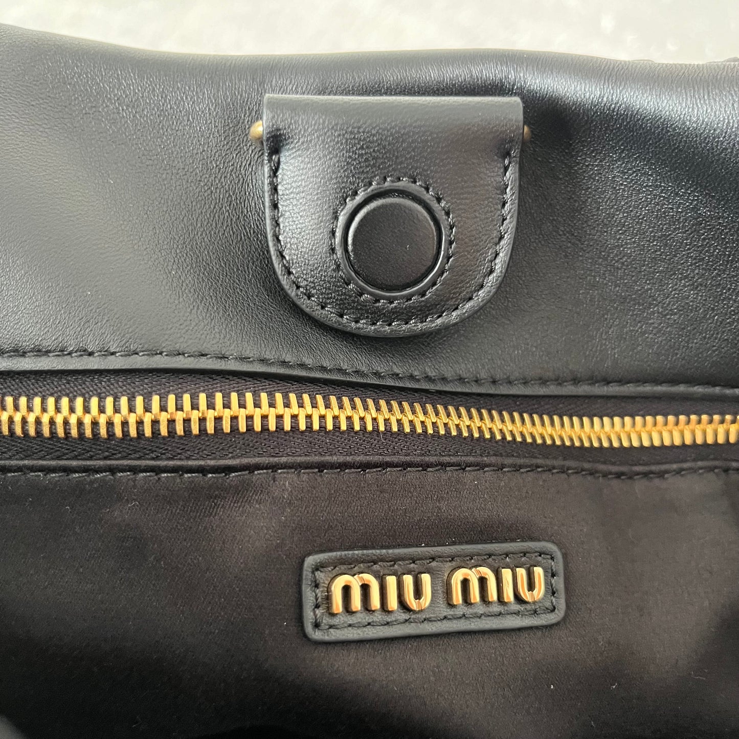 Miu Miu Wander Matelaassé Tote Bag